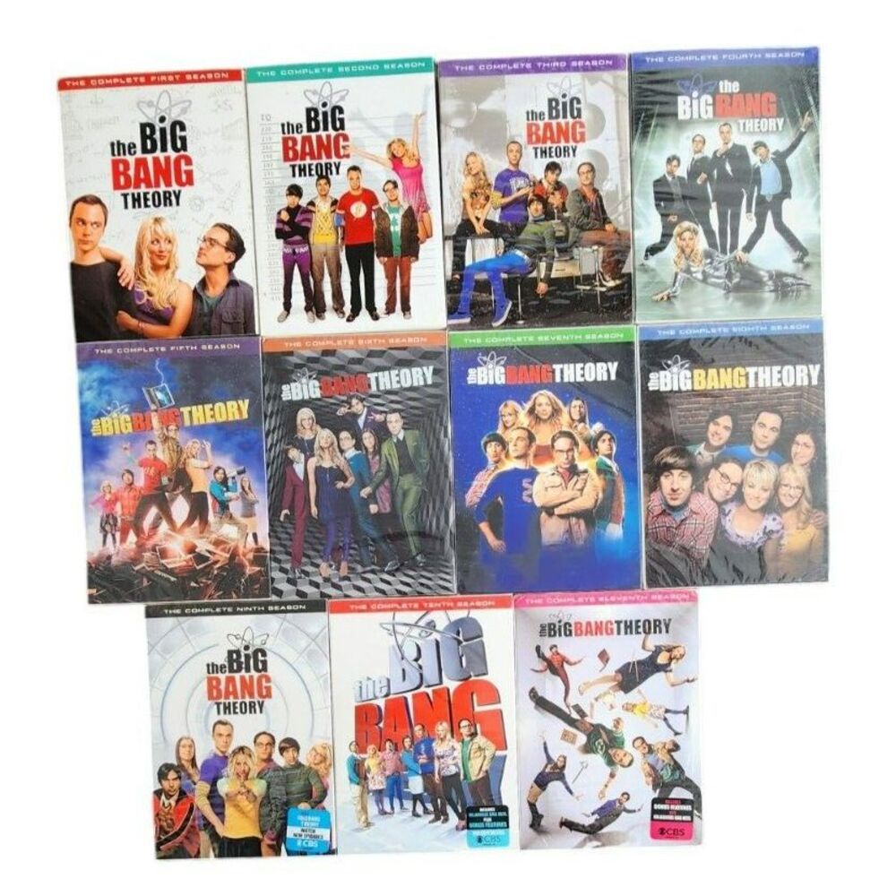 The Big Bang Theory Complete Seasons‎ 1-11 DVD Lot Set Sitcom Comedy TV Series